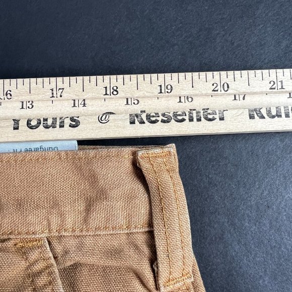 Carhartt Jeans 38x30 Brown Faded Dungaree Fit Carpenter Workwear Denim Tag 38x30 - Picture 16 of 16